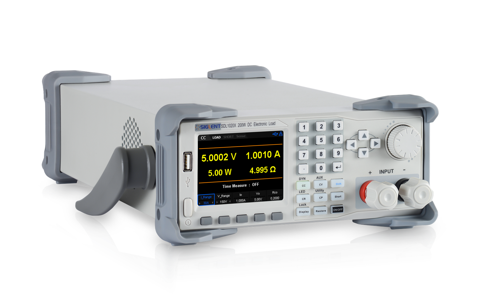 SDL1000X DC electronic load display and operating modes